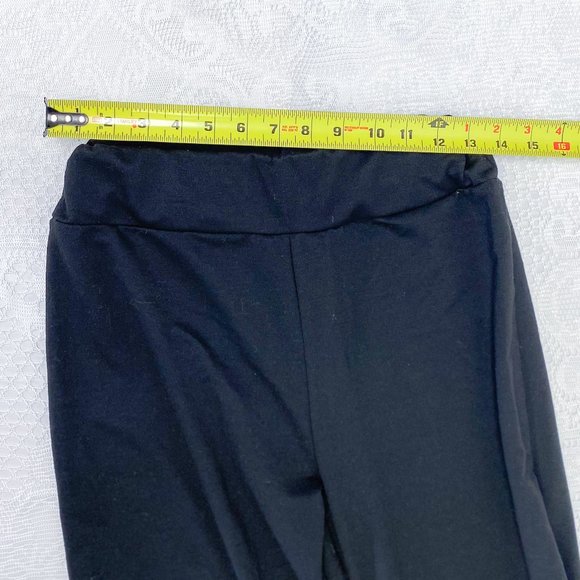 Halloween Hippie Theme Bell Bottom Black Pants Women's Large Boho Style - Picture 6 of 8